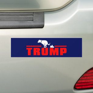 Mein Hund hasst Trump Anti-Trump Autoaufkleber