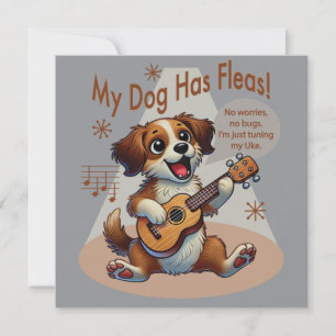 Mein Hund hat Fleas Ukulele Tuning Song Einladung