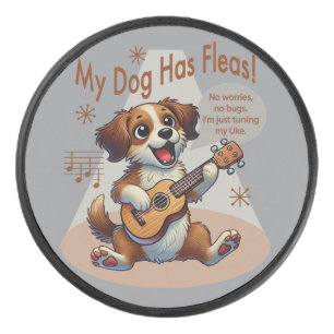 Mein Hund hat Fleas Ukulele Tuning Song Eishockey Puck