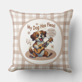Mein Hund hat Fleas Ukulele Tuning Song Kissen