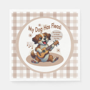 Mein Hund hat Fleas Ukulele Tuning Song Serviette