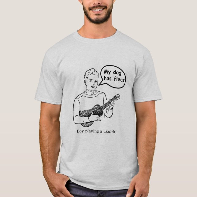 Mein Hund hat Flöhe T-Shirt (Vorderseite)