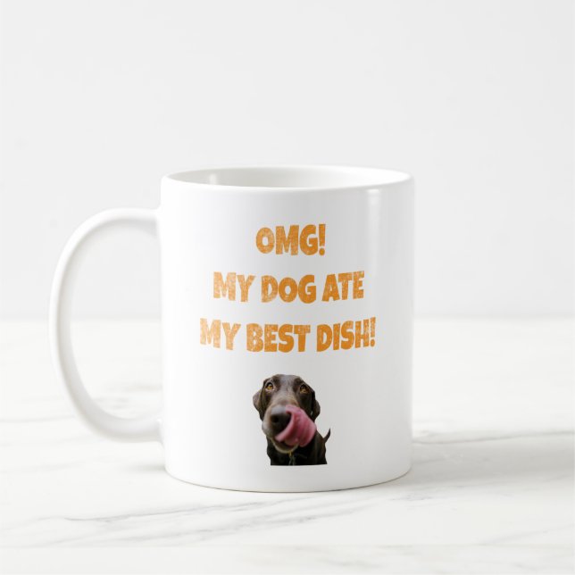 Mein Hund hat meinen besten Edelstahlwasserbottich Kaffeetasse (Links)
