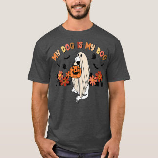 Mein Hund ist Boo Funny Dog Besitzer Boo Ghost Lov T-Shirt