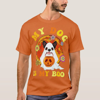 Mein Hund ist Boo Funny Dog Besitzer Boo Ghost Lov T-Shirt