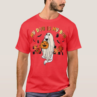 Mein Hund ist Boo Funny Dog Besitzer Boo Ghost Lov T-Shirt