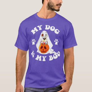 Mein Hund ist Boo Funny Dog Besitzer Boo Ghost Lov T-Shirt
