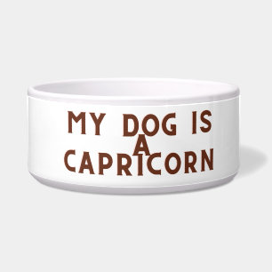 Mein Hund ist ein Capricorn Napf
