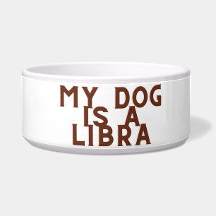 Mein Hund ist ein Libra Napf