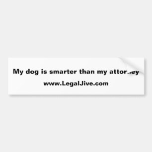 Mein Hund ist klüger als Autoaufkleber