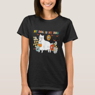 Mein Hund ist mein Boo Funny Dog Lover Boo Ghost F T-Shirt