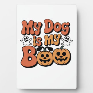 Mein Hund ist mein Boo, Lehrer, lustiger Hundelieb Fotoplatte