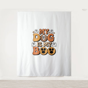 Mein Hund ist mein Boo-Shirt - Funny Dog Lover Ges Wandteppich
