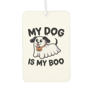 Mein Hund ist mein Boo-Shirt � Lustiges Hunde-Lieb Autolufterfrischer