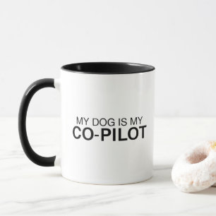 Mein Hund ist mein Copilot Lustiger Hund Papa Bech Tasse