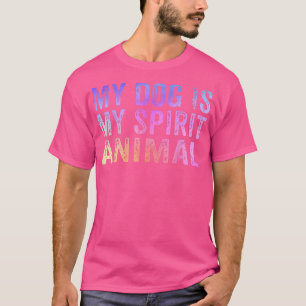 Mein Hund ist mein Geist Tierhundebesitzer Vintag T-Shirt