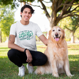 Mein Hund ist mein glücklicher Arm St Patrick's Da T-Shirt