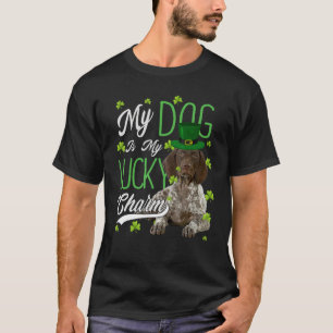 Mein Hund ist mein glücklicher Arm T-Shirt