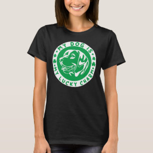 Mein Hund ist mein glücklicher Charm Labrador Patr T-Shirt