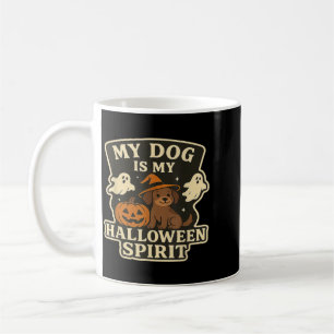 Mein Hund ist mein Halloween-Geist _ Lustiger Hund Kaffeetasse