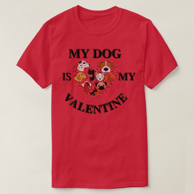 Mein Hund ist mein Luentin T-Shirt (Design vorne)