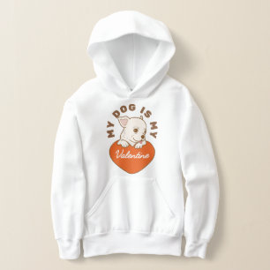 Mein Hund ist mein Valentin Hoodie