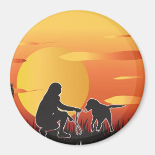 Mein Hund ist mein Valentin, mein Hund ist mein Va Magnet