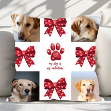 Mein Hund ist mein Valentiner, der 4 Fotos verbrau