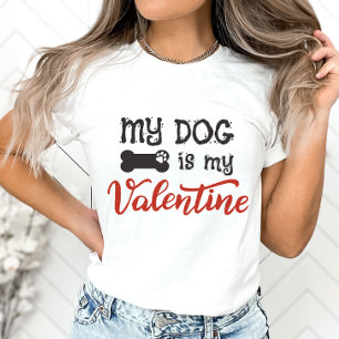 Mein Hund ist mein Valentiner Shirt, Hundeliebhabe T-Shirt
