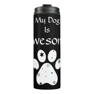 Mein Hund ist pawesome! Thermosbecher