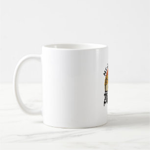 Mein Hund jagt Zombies Vintage Halloween Hundekuns Kaffeetasse
