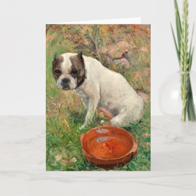 Mein Hund | Karl Georg Arsenius Karte (Vorderseite)