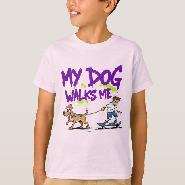 Mein Hund, mein Chef T-Shirt (Vorderseite)