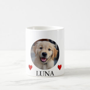 Mein Hund personalisierter Foto- & Namensbecher mi Kaffeetasse