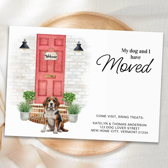 Mein Hund und ich haben Beagle-Hund bewegt Ankündigung (Von Creator hochgeladen)