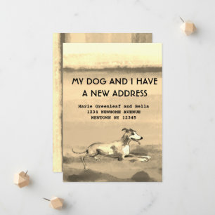 Mein Hund und ich haben die Ankündigung verschoben