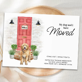 Mein Hund und ich haben Goldene Doodle-Bewegung be Ankündigung