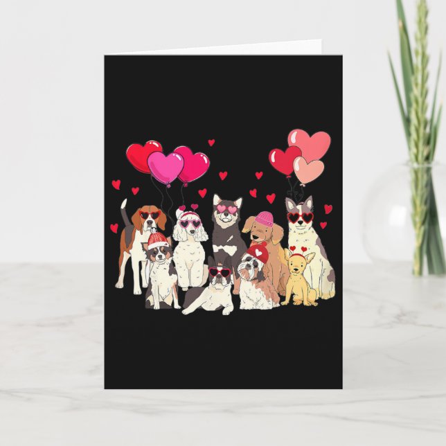 Mein Hund Valentine  Karte (Vorderseite)