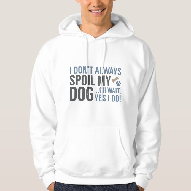 Mein Hund verwischen Hoodie (Vorderseite)
