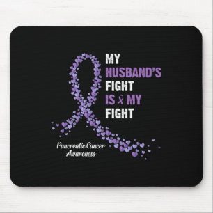 Mein Husbynd kämpft gegen den Bauchspeicheldrüsenk Mousepad