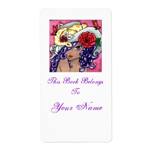 "Mein Hut ist fabelhaft!" Buchzeichen (Vorne)