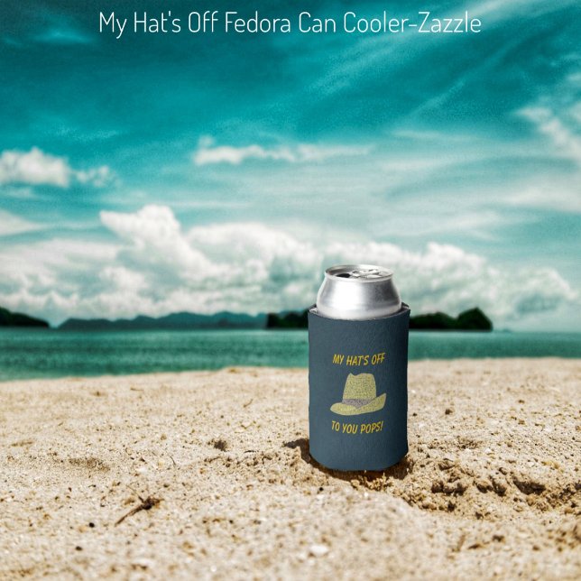 Mein Hut kann sich von Fedora abkühlen Dosenkühler (Von Creator hochgeladen)