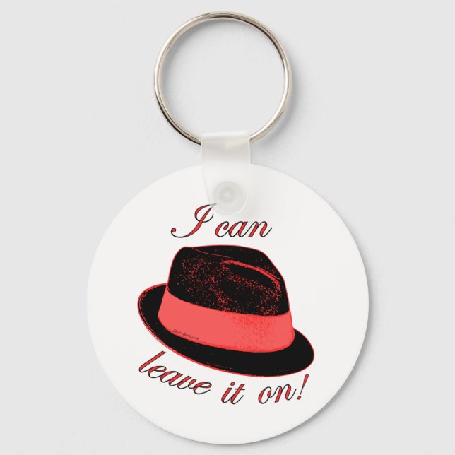 Mein Hut Schlüsselanhänger (Vorderseite)