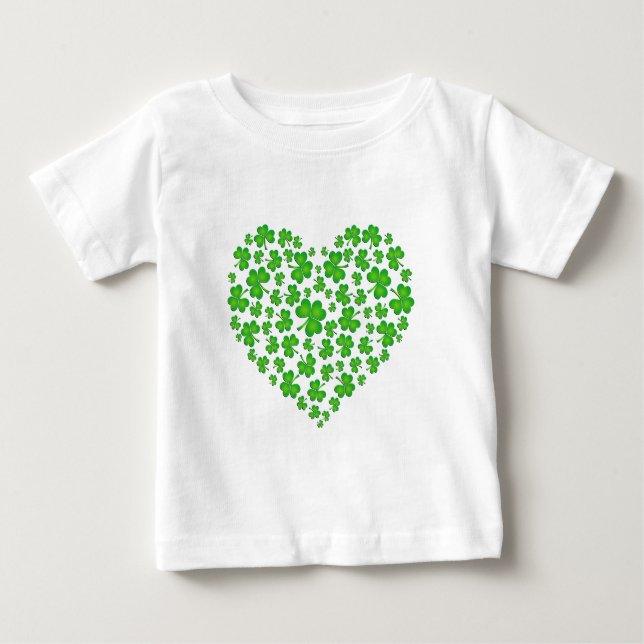 Mein irisches Herz Baby T-shirt (Vorderseite)