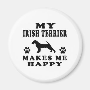 Mein irisches Terrier macht mich glücklich Magnet