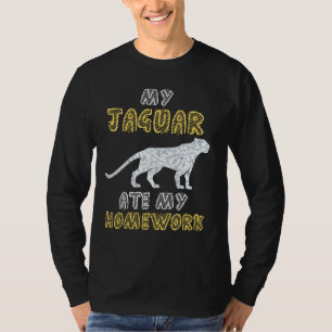 Mein Jaguar aß meine Hausaufgaben Panther Animal K T-Shirt