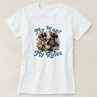 Mein Jahr Meine Regeln Power Xmas Jahr der Maßgesc T-Shirt