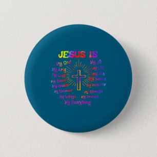 Mein Jesus Gott König Herr Erlöser Button