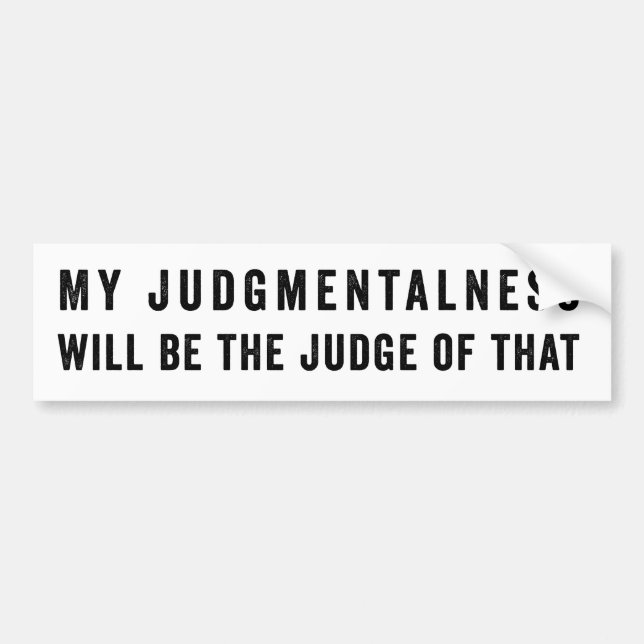 Mein Judgentum wird das Richtige dafür sein Autoaufkleber (Vorne)