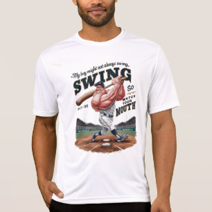 Mein Junge mag nicht immer schwingen, aber ich tue T-Shirt